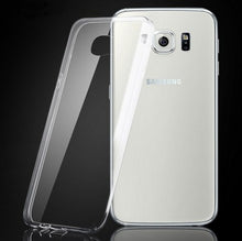 Cargar imagen en el visor de la galería, Funda De Silicon Suave Transparente Para Samsung Galaxy S6 Edge G925

