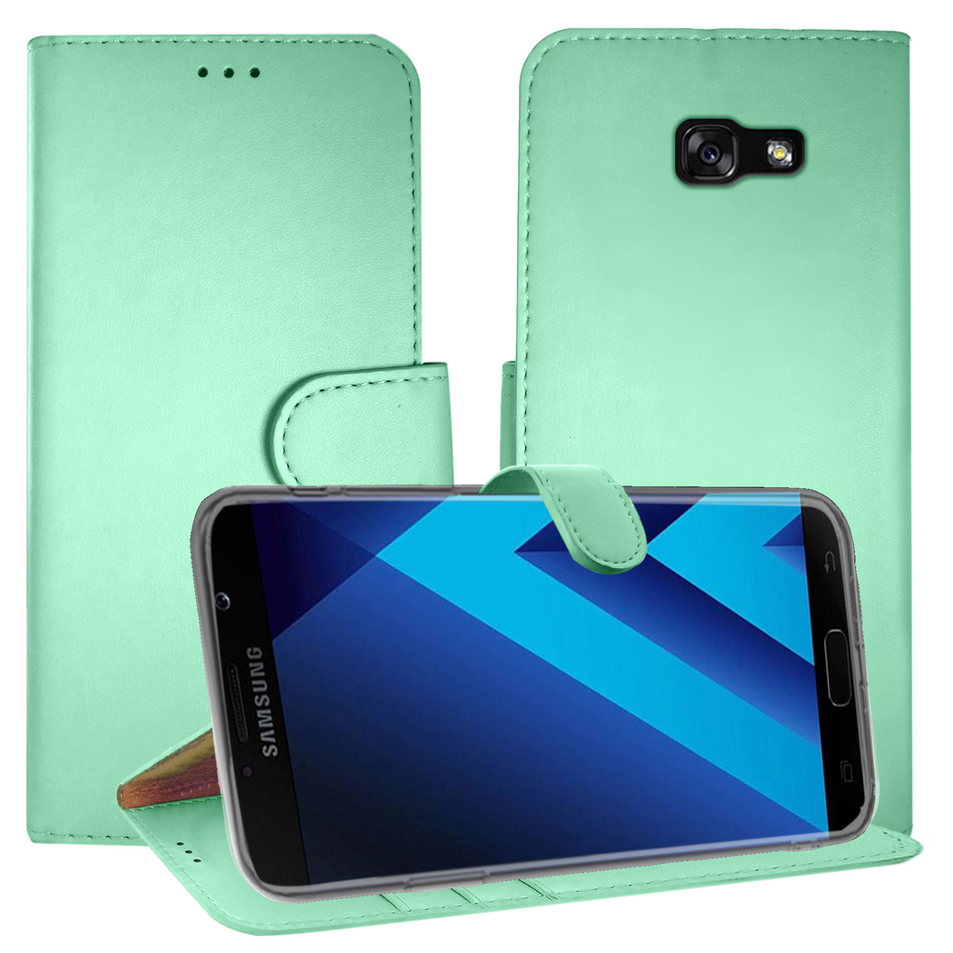 Funda Tipo Cartera Premier Diary para Samsung A7 2017 Menta