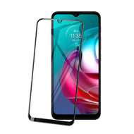 Vidrio Templado 9D contorno negro 2 piezas de paquete para Moto G30