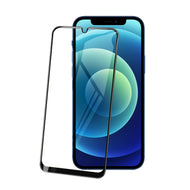 Vidrio Templado 9D contorno negro 2 piezas de paquete para iPhone 12 / 12 Pro