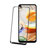 Vidrio Templado 9D contorno negro 2 piezas de paquete para LG K61