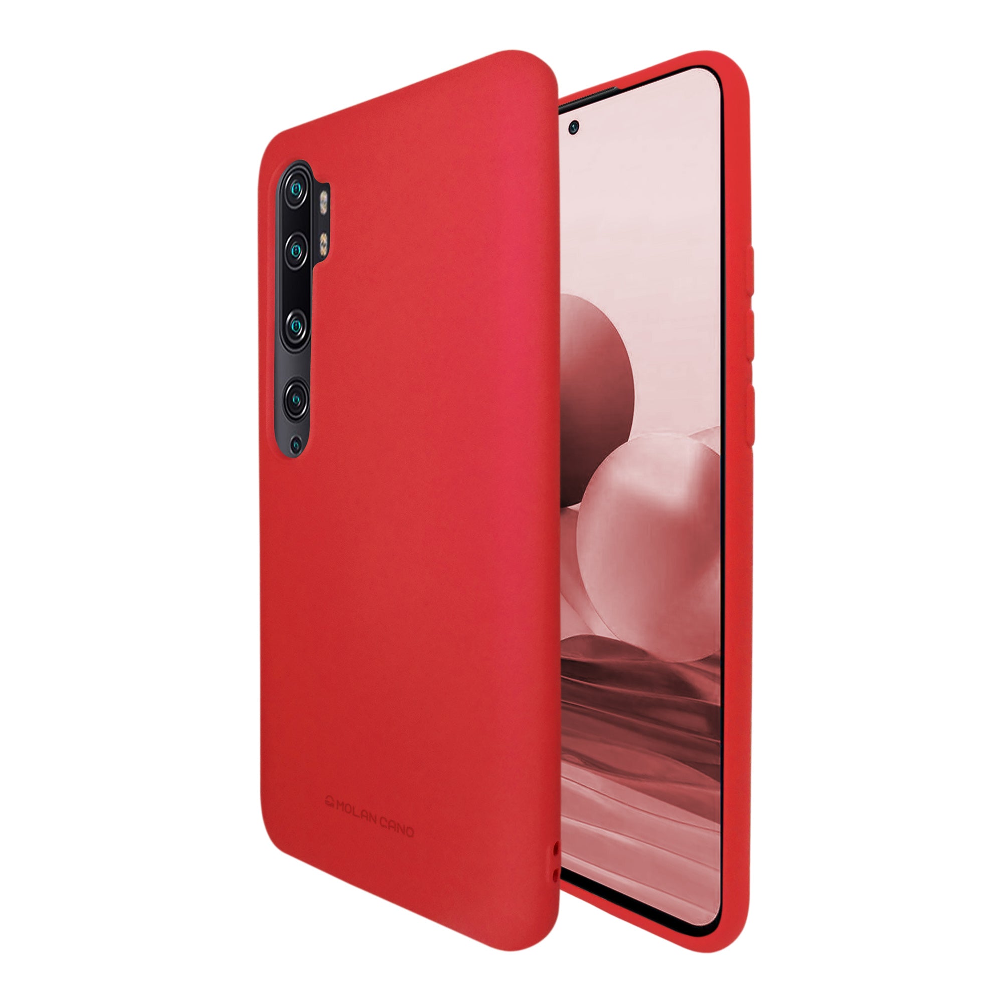 Funda Molan Cano Soft Jelly Case para Xiaomi Note 10 Pro 5G Rojo