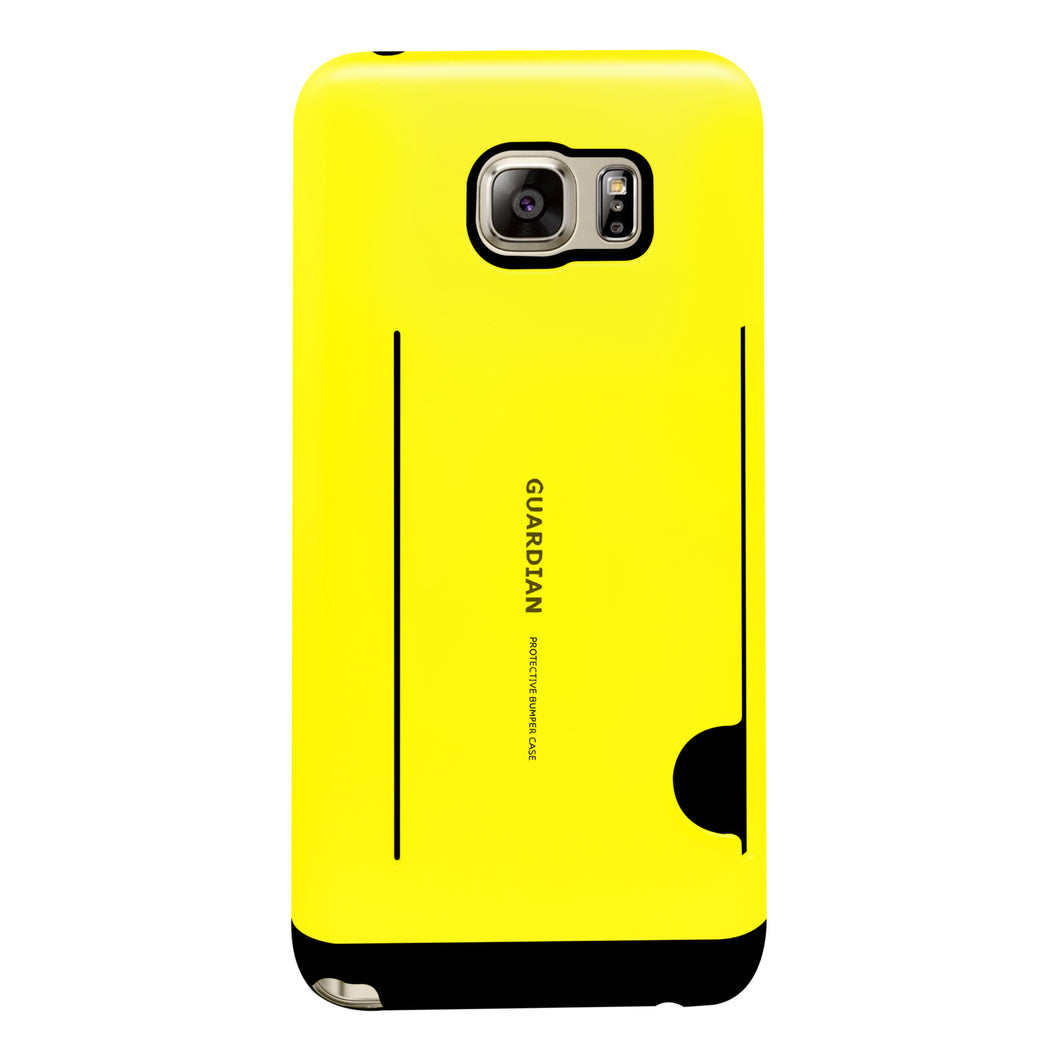 Funda Uso Rudo Doble Capa con Tarjetero Guardian para Samsung Galaxy Note 5