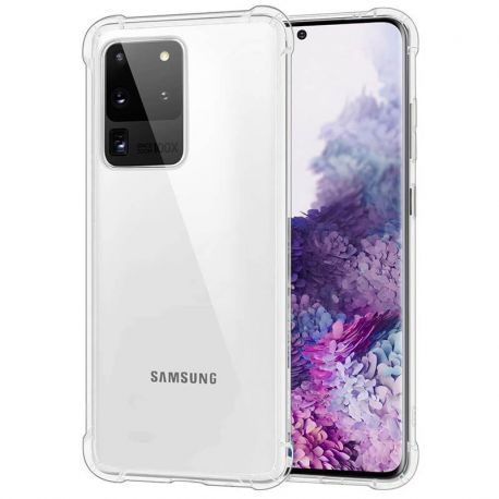 Funda De Silicon Suave Transparente Para Samsung Galaxy S20 Ultra G988