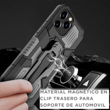 Cargar imagen en el visor de la galería, Funda de Uso Rudo Para LG K52 / K62 / Q52 Con Soporte Robot Clip Case Más Mica 9D 2pz
