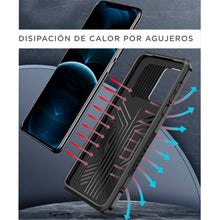 Cargar imagen en el visor de la galería, Funda Uso Rudo Para Samsung Galaxy S20 FE Con Soporte Robot Clip Case Más Mica 9D 2pz
