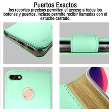 Cargar imagen en el visor de la galería, Funda Tipo Cartera Premier Diary para Samsung A7 2017 Menta
