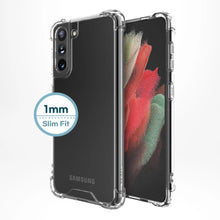 Cargar imagen en el visor de la galería, Funda Protector Case Híbrido TPU+PC Transparente Rígido para Samsung S21 Plus
