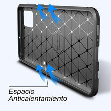 Cargar imagen en el visor de la galería, Funda Rugged Carbon Fibra Flexible Para OPPO Reno 6 5g
