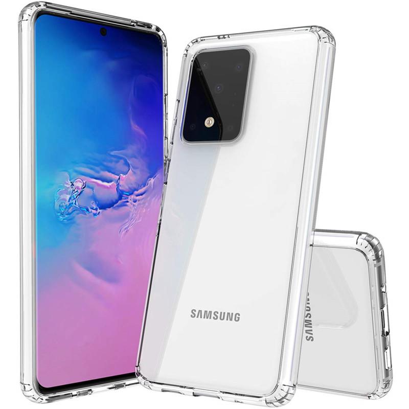 Funda Protector Case Uso Rudo Híbrido Acrigel Transparente Rígido Para Samsung Galaxy S20