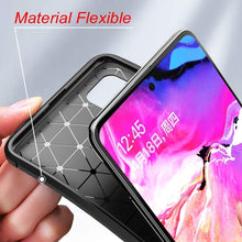 Cargar imagen en el visor de la galería, Funda Rugged Carbon Fibra Flexible Para Vivo V20
