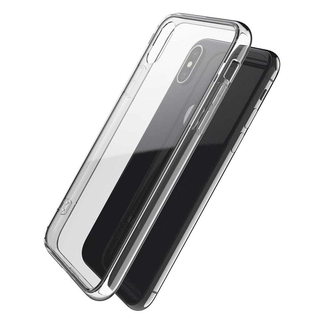 Raptic Glass Plus Funda Uso Rudo Híbrido con Vidrio Templado y TPU Para iPhone X | Xs