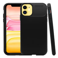 Funda Rugged Carbon Fibra Flexible Para iPhone 11